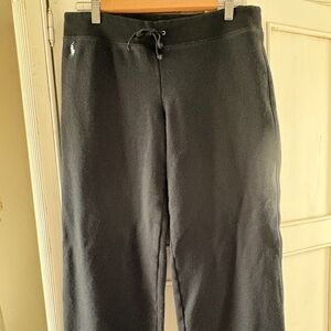 Ralph Lauren Black Cropped Sweatpants